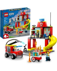 LEGO City Fire Station and Truck-3