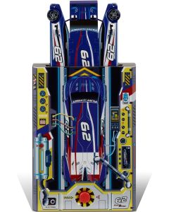 Flat 2 Fast Card Racer 62 Blue-5