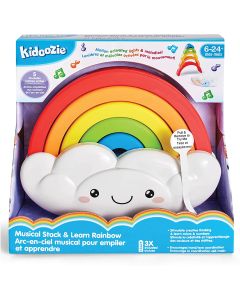 Kidoozie Musical Stack & Learn Rainbow-2
