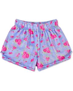 Ditsy Floral Plush Shorts (Medium, 10/12)-2