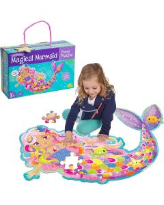 Shimmery Magical Mermaid 41 piece Floor Puzzle-4