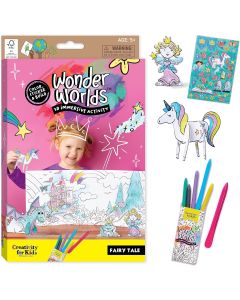 Fairy Tales Wonder Worlds 3D Coloring Craft-3
