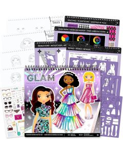 GLAM Fashion Design Sketchbook Set-5