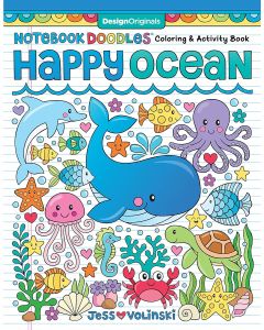 Happy Ocean Notebook Doodles Coloring & Activity Book-3