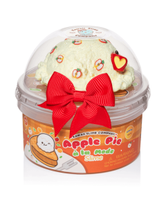 Kawaii Apple Pie ala Mode Jelly Cube Slime-3