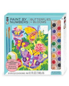 Paint By Numbers Butterflies and Blooms-3
