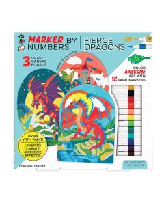 iHeartArt Marker By Numbers<br>Dragons-2