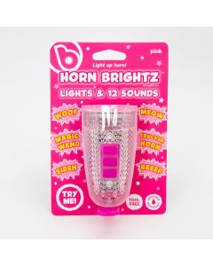 Horn Brightz Light Up LED Bike Horn: Pink-3