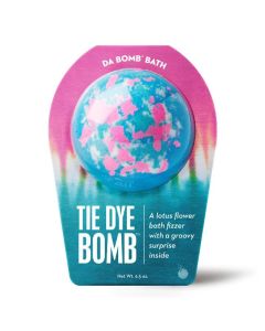 Da Bomb Bath Fizzers Tie Dye Blue Bath Bomb, 6.5oz.-4