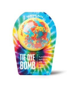 Da Bomb Bath Fizzers Tie Dye Yellow Bath Bomb, 6.5oz.-4