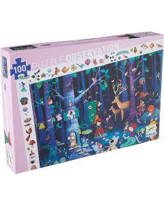 DJECO Enchanted Forest Observation Jigsaw Puzzle-2
