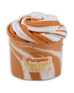 Pumpkin Cheesecake Swirl Slime-1