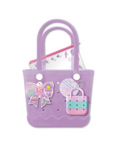 Beach Tote Bag with Charms, Bowtiful-1