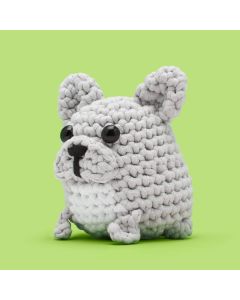 Woobles Hugo the French Bulldog Crochet Kit-4