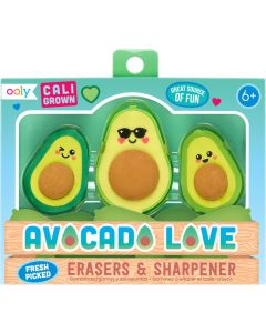 Avocado Love Eraser and Sharpener-2