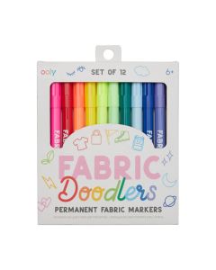 Ooly Fabric Doodlers Markers Set of 12-3