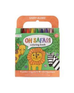 Ooly Carry Along Coloring Book Set - On Safari-4