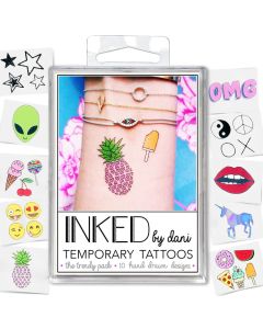 INKED by Dani Temporary Tattoos The Trendy Pack-3