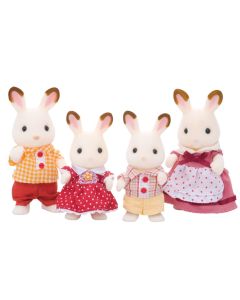 Calico Critters Chocolate Rabbit Family-2