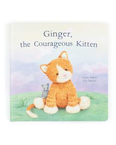 Jellycat Ginger, the Courageous Kitten Book-4