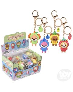 Kawaii Fruit Animal Clip Ons-6