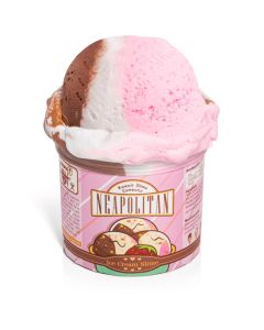 Kawaii Neapolitan Scented Ice Cream Slime-3