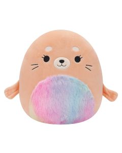 Squishmallow 3.5 Inch Clip On Peach Seal with Tie Dye Belly-1