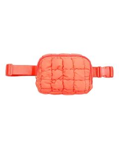 Karma Collection Orange Puffer Waist Bag-1