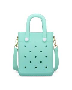 Mint Green Charm Tote-2