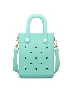 Mint Green Charm Tote-1