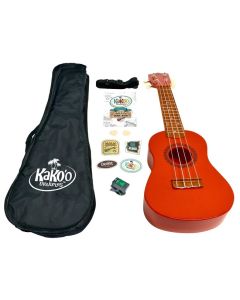 Kakoo Ukulele Sunset Red-10