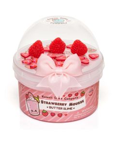 Kawaii Strawberry Mousse Butter Slime-3