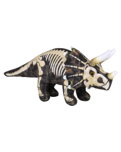 Fossil Print Triceratops Plush-1