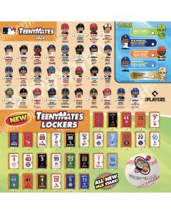 MLB TeenyMates 2024 Locker Room Set-3