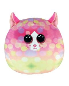 TY Squish-a-Boo 10 inch Sonny Pink Cat-1
