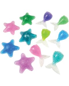 Squashy Mermaid Tails or Starfish Assorted Colors-2