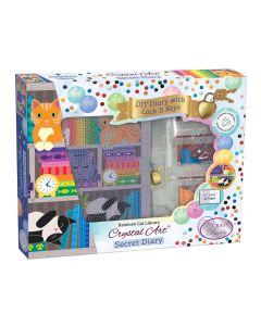 Crystal Art Secret Diary Kit: Rainbow Cay Library-3