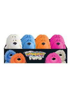 Shaggy Pup Squeeze Toy<br>One color sent at random-4