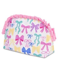 Pretty Bows Oval Cosmetic Bag-1