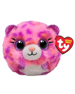TY Puffie Topaz Pink Leopard