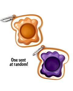 Popit Keychain Peanut Butter OR Jelly<br>One sent at random