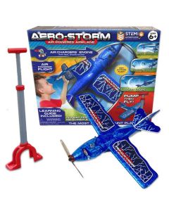 Aero-Storm Air Powered Plane - Blue