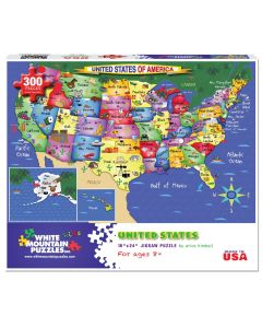 USA MAP 300PC PUZZLE 