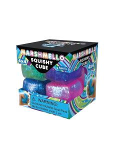 Marshmello Squishy Cube Sparkle 4x4