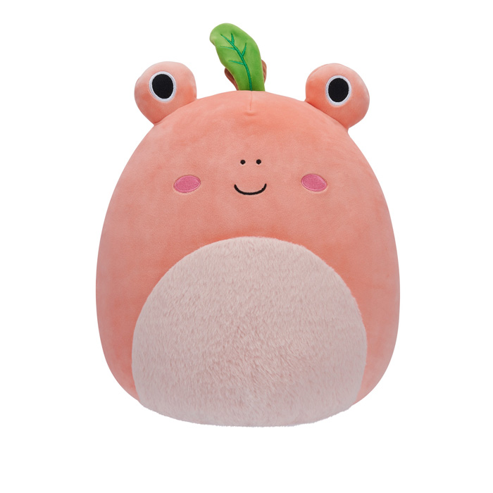 Squishmallow 12 Inch<br>Peach Frog with Fuzzy Belly