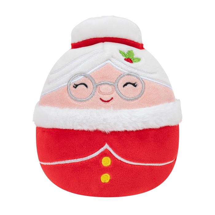 Squishmallow 8 Inch<br>Christmas Mrs. Claus with Holly in Her Hair