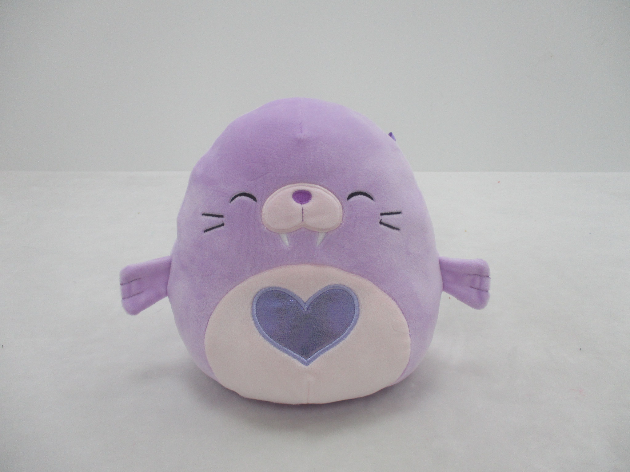 Squishmallow Valentine 12 Inch<br>Purple Walrus with Heart