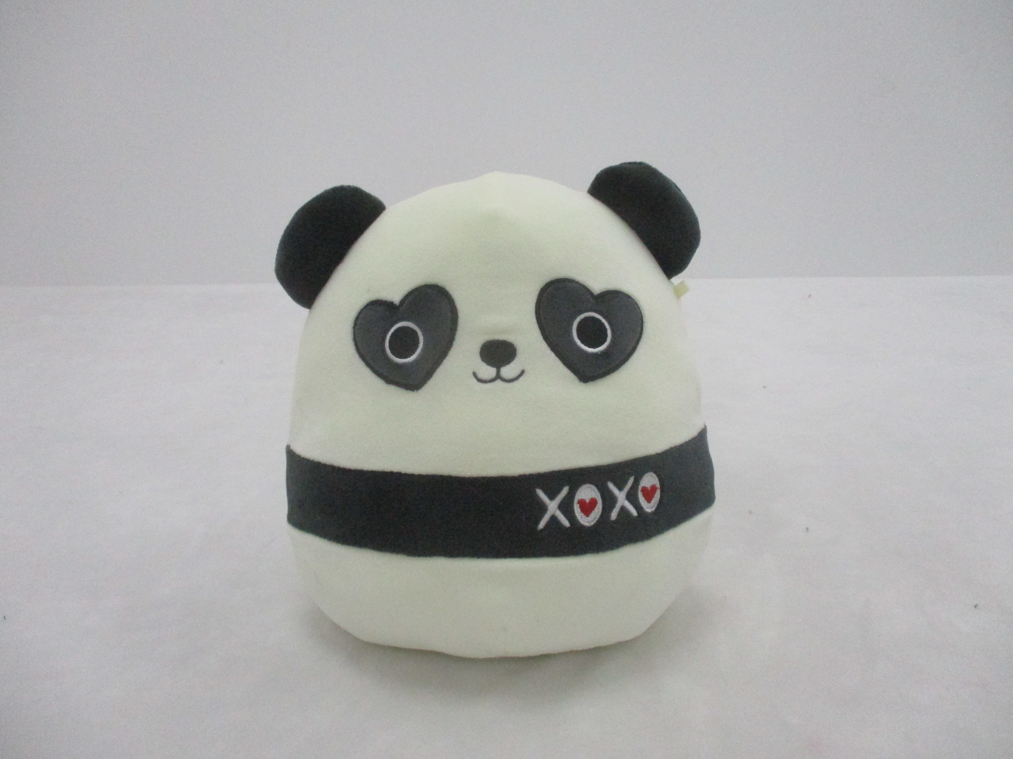 Squishmallow Valentine 8 Inch<br>Panda with Heart Eyes and XOXO