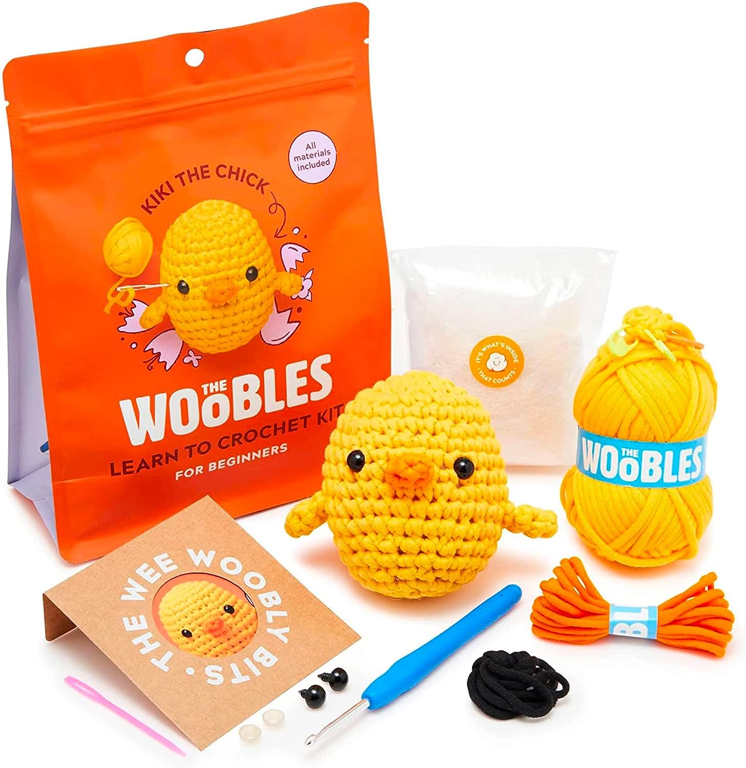 The Woobles Kiki the Chick Crochet Kit