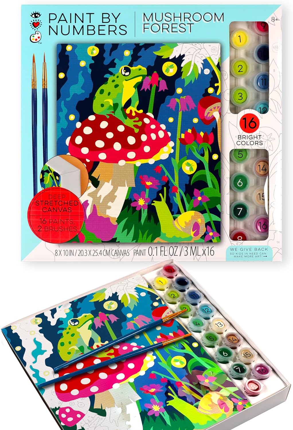 iHeartArt Paint by Numbers Mushroom Forest